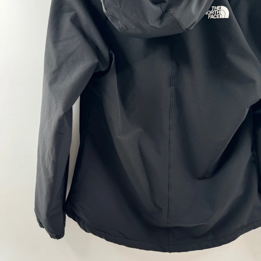 The North Face Black Softshell Jacket Women’s Large (Fits Like Medium) - Picture 6 of 9